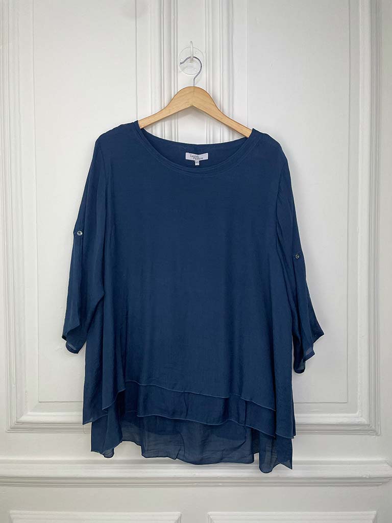Boho Palazzo Co-ord - Navy