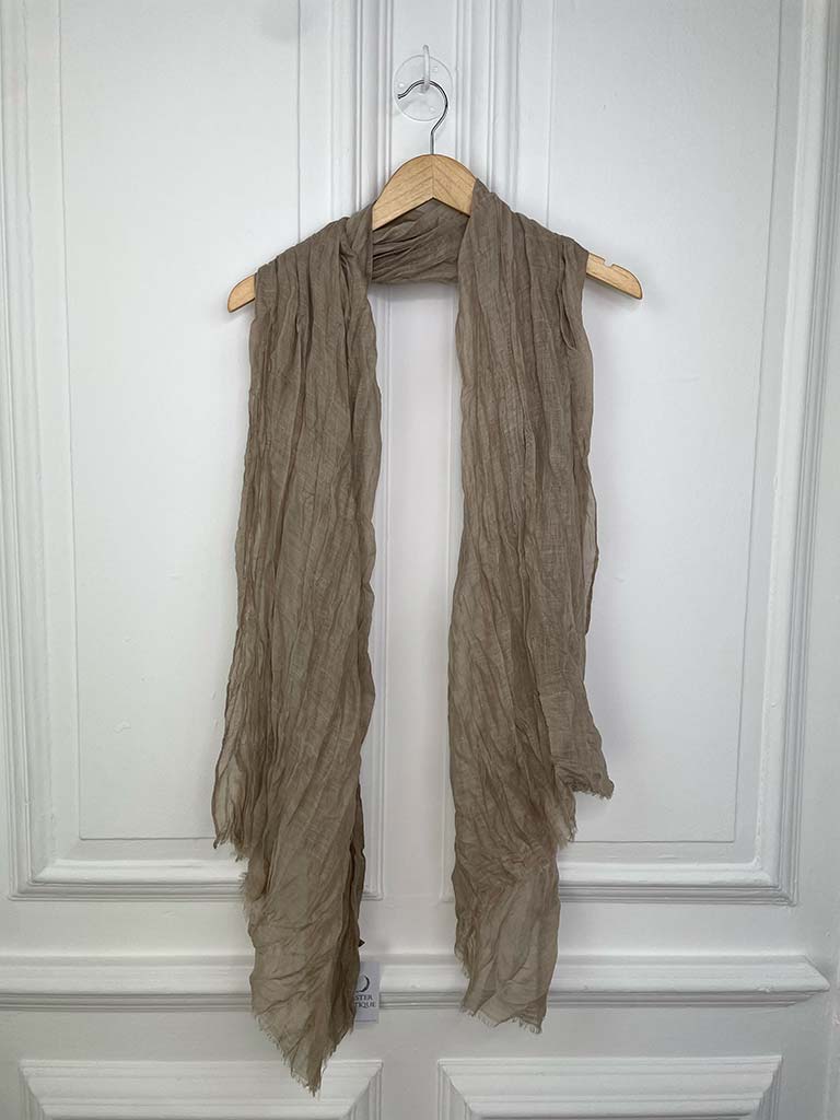 Vintage Wash Scarf - Mocha
