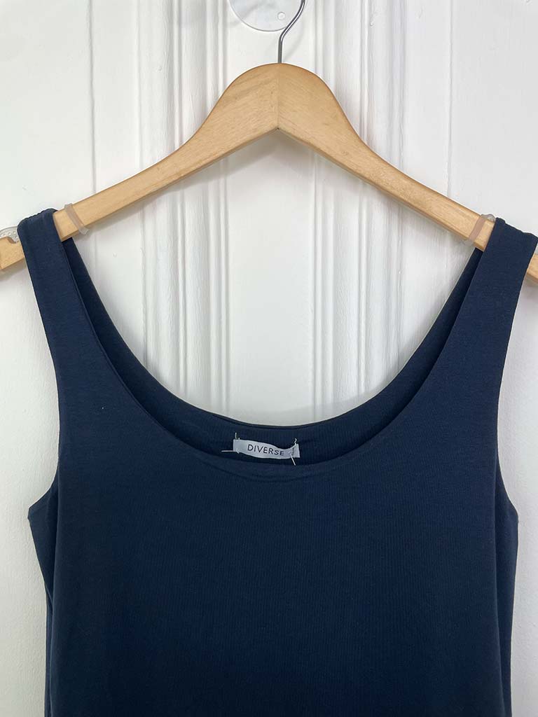 Supersoft Jersey Vest - Navy