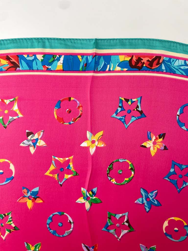 Tropical Deco Flower - Hot Pink & Teal