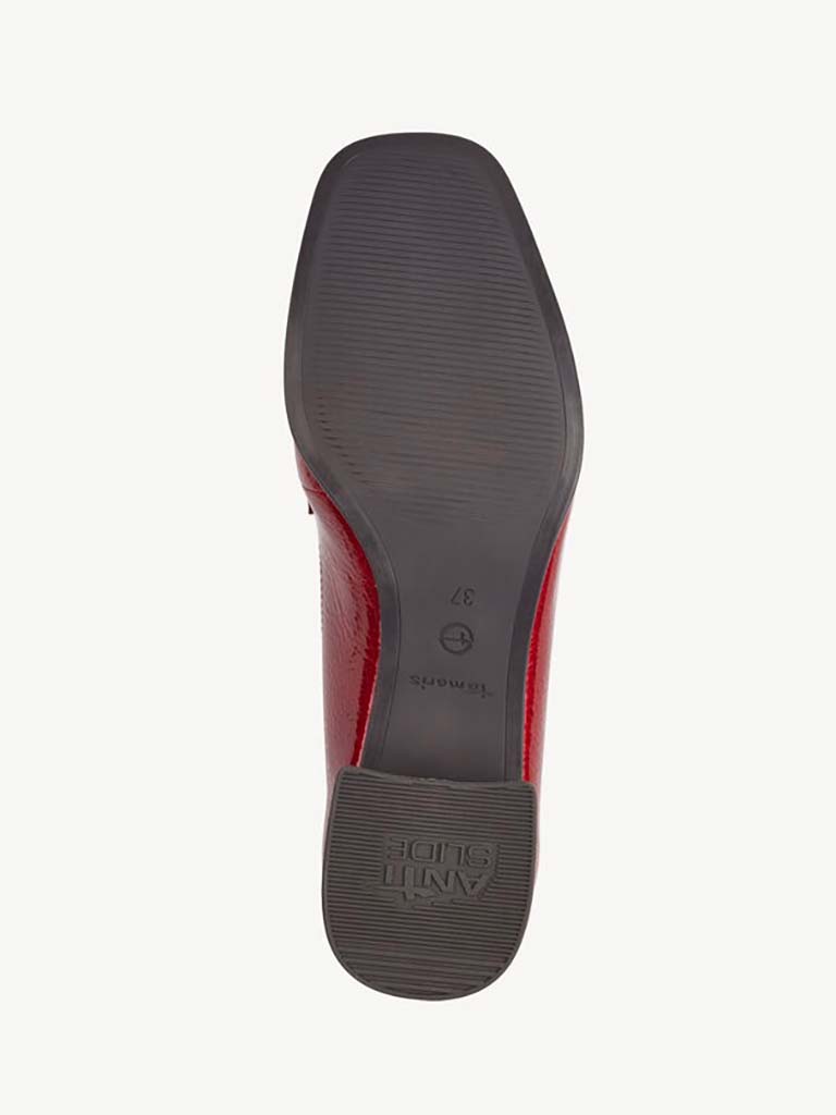 Tamaris Snaffle Heeled Loafers - Ruby
