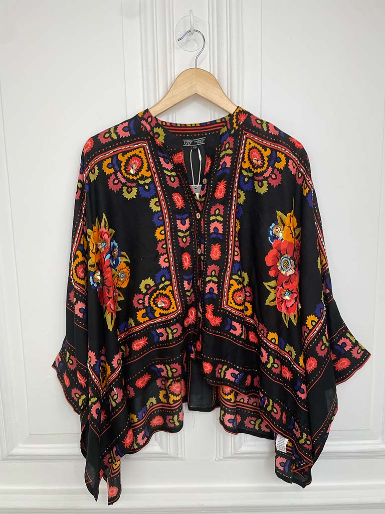 Embellished Floral Shirt