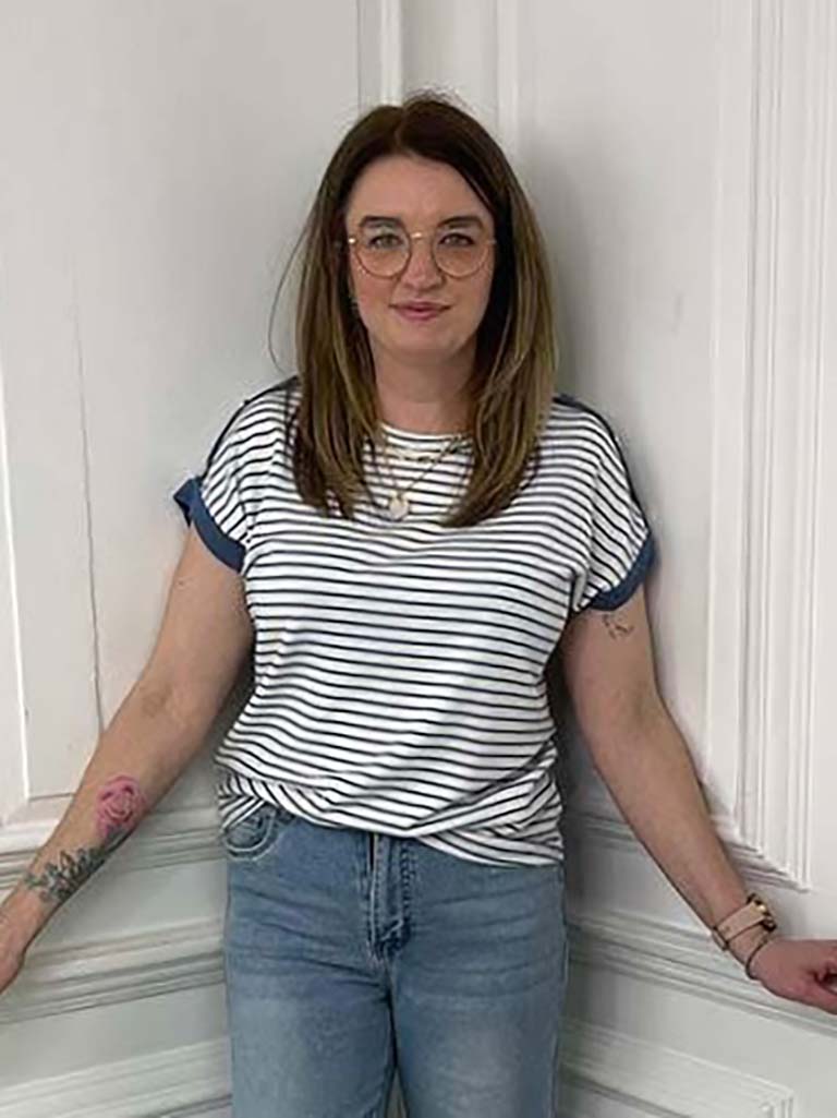 Breton Stripe Tee - Denim