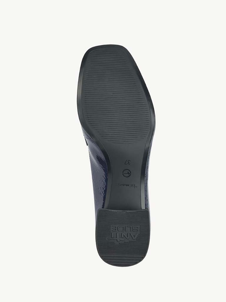 Tamaris Snaffle Heeled Loafers - Navy