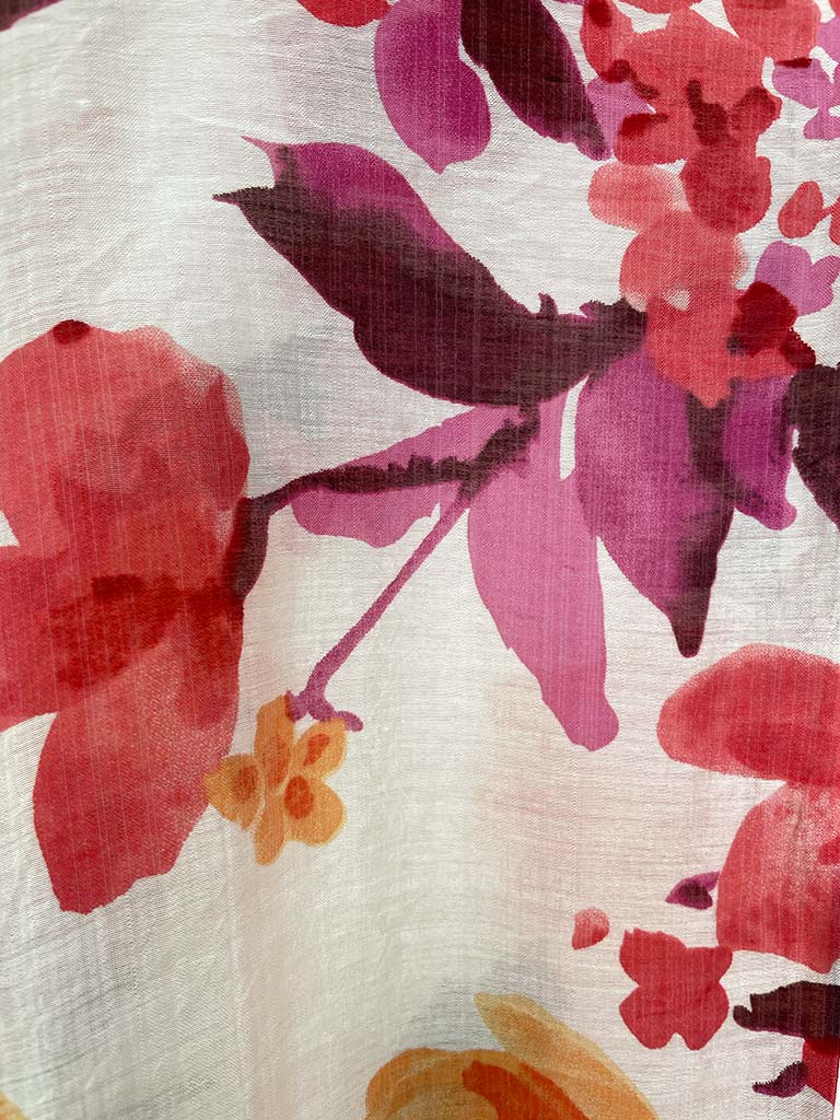 Watercolour Floral Shirt Tunic