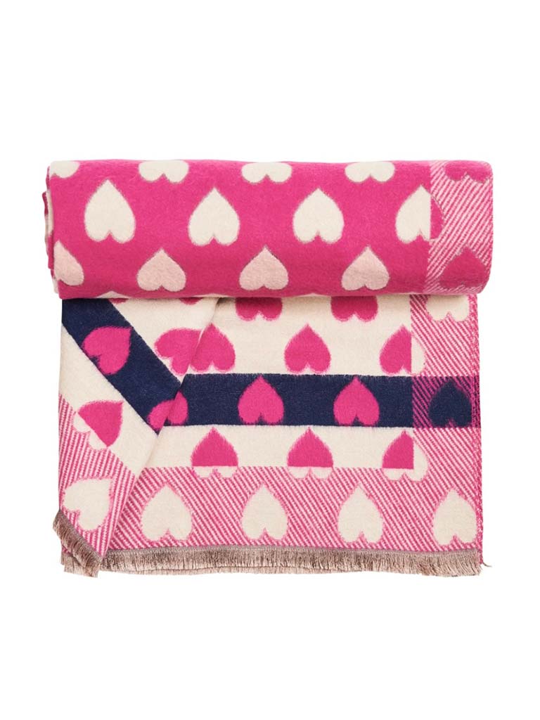 Haven Delphi Heart Scarf - Pink