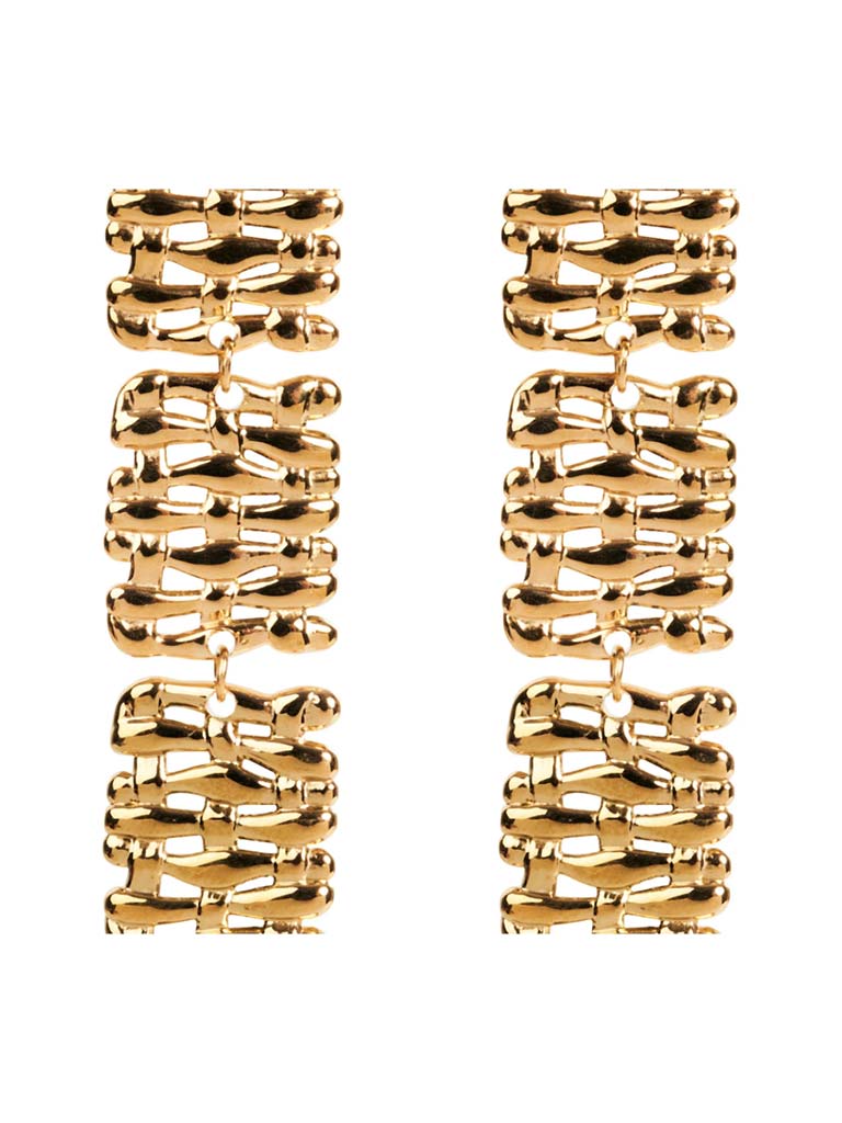 Eb&Ive Drop Earrings - Gold