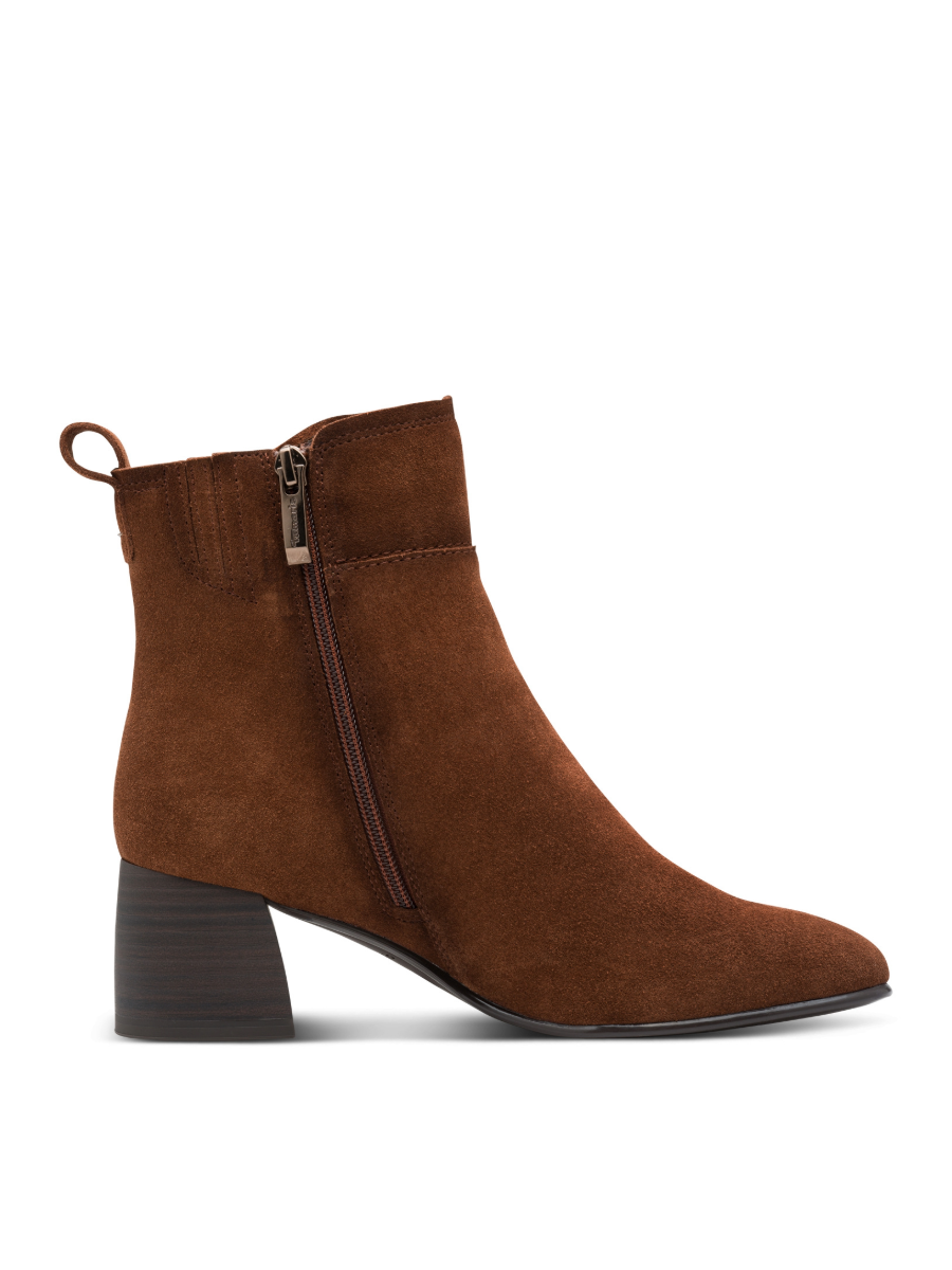 Tamaris Suede Ankle Boots - Muscat