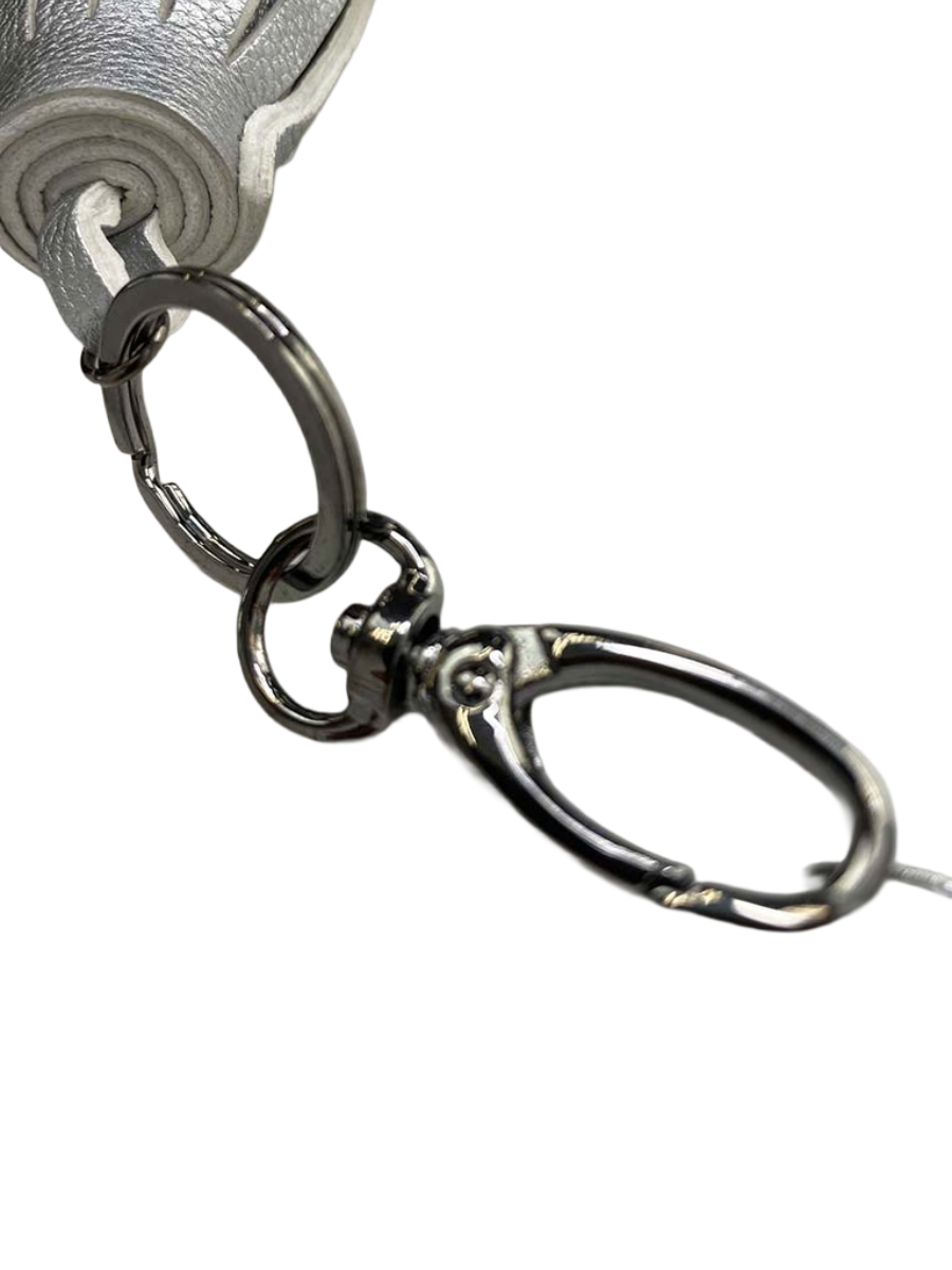 Malissa J Tassel Keyring - Silver