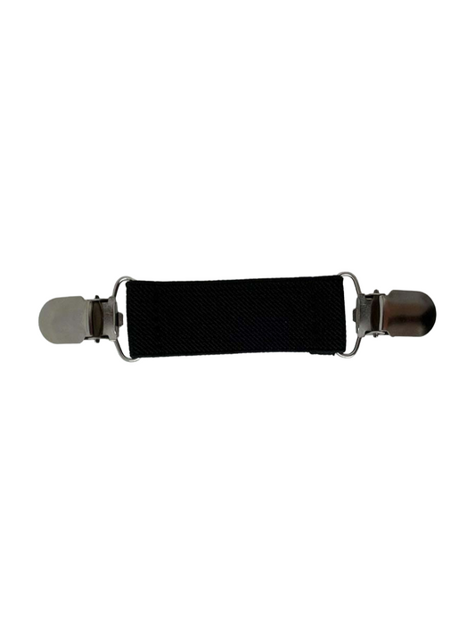 Elasticated Cinch Clip - Black