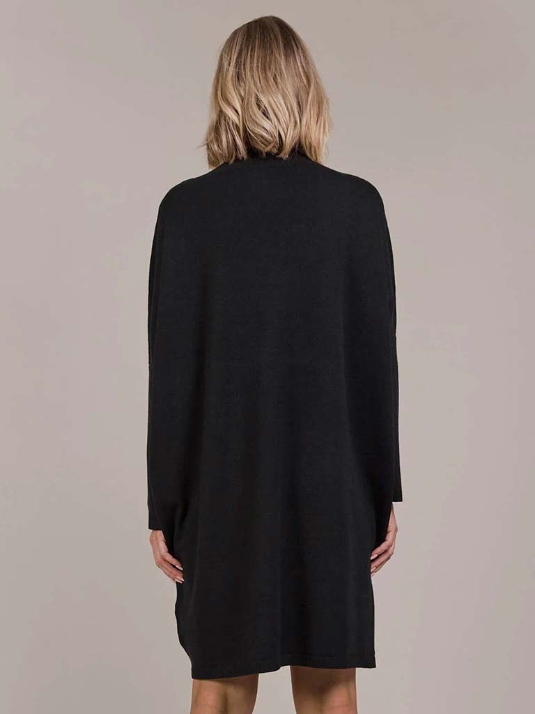 Eb&Ive Palmer Oversize Knit Tunic - Black