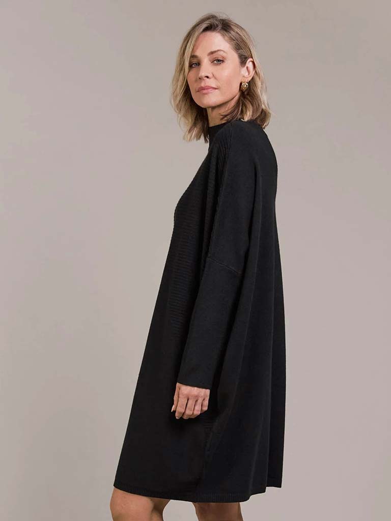 Eb&Ive Palmer Oversize Knit Tunic - Black