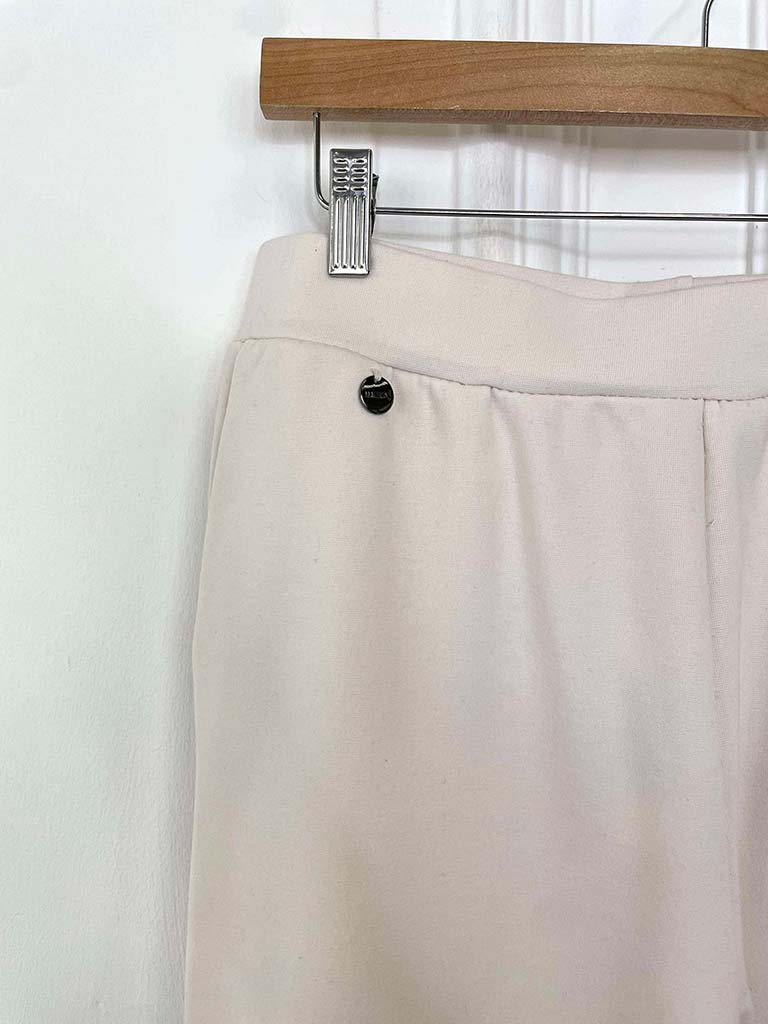 Malissa J Jersey Cigarette Trousers - Pearl
