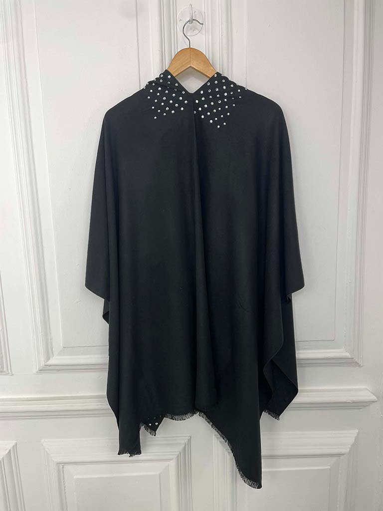 Malissa J Studded Wrap - Black