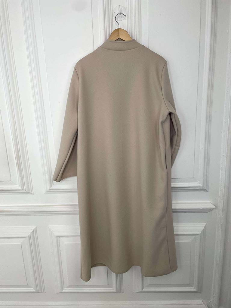 A-Line Overcoat - Ecru