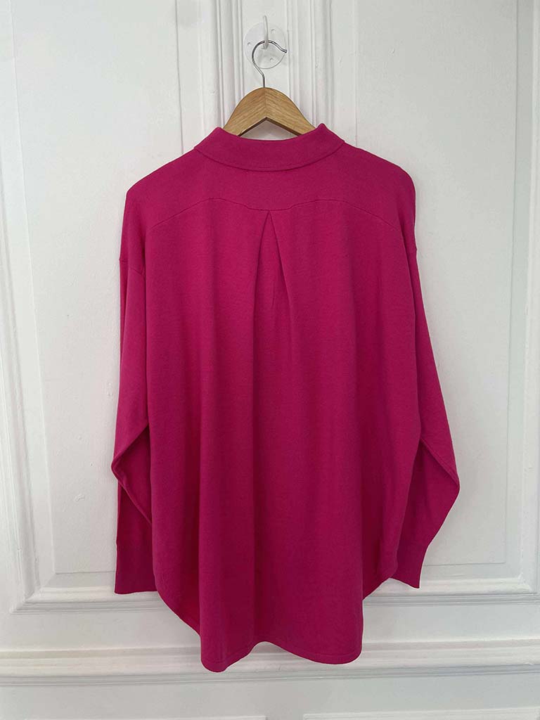 Malissa J Shirt Knit - Hot Pink