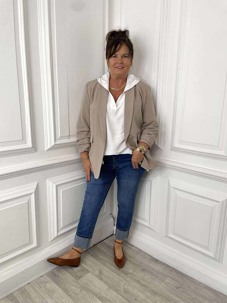 Turn Up Jeans - Classic Blue