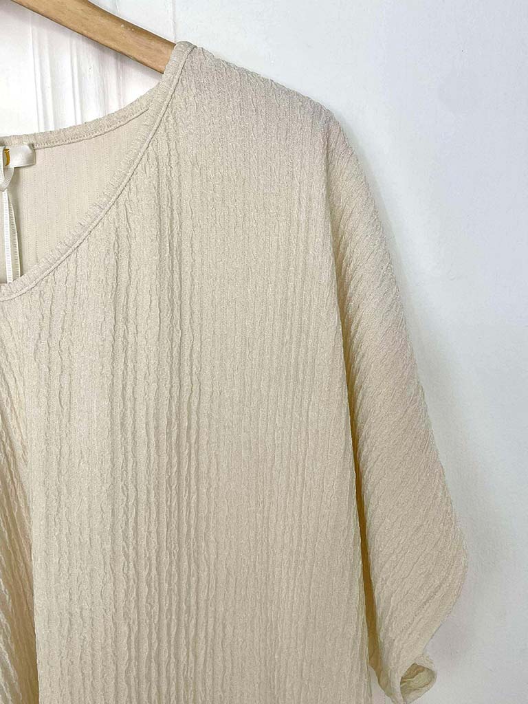 Malissa Corsage Top - Cream