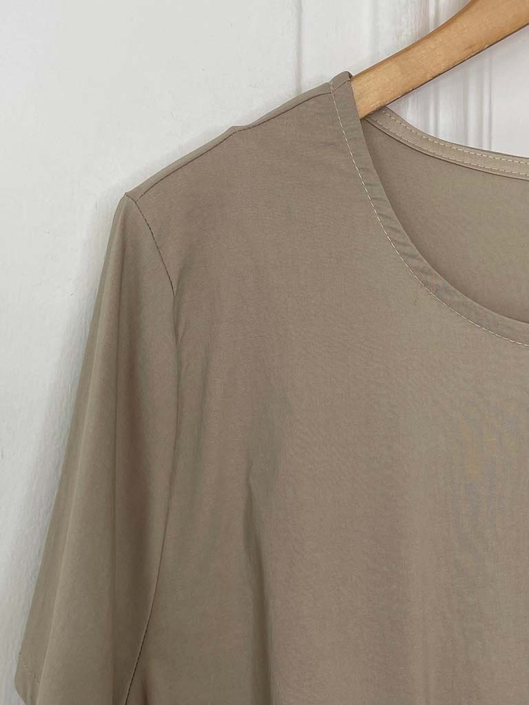 I.D Essential Cocoon Dress - Stone