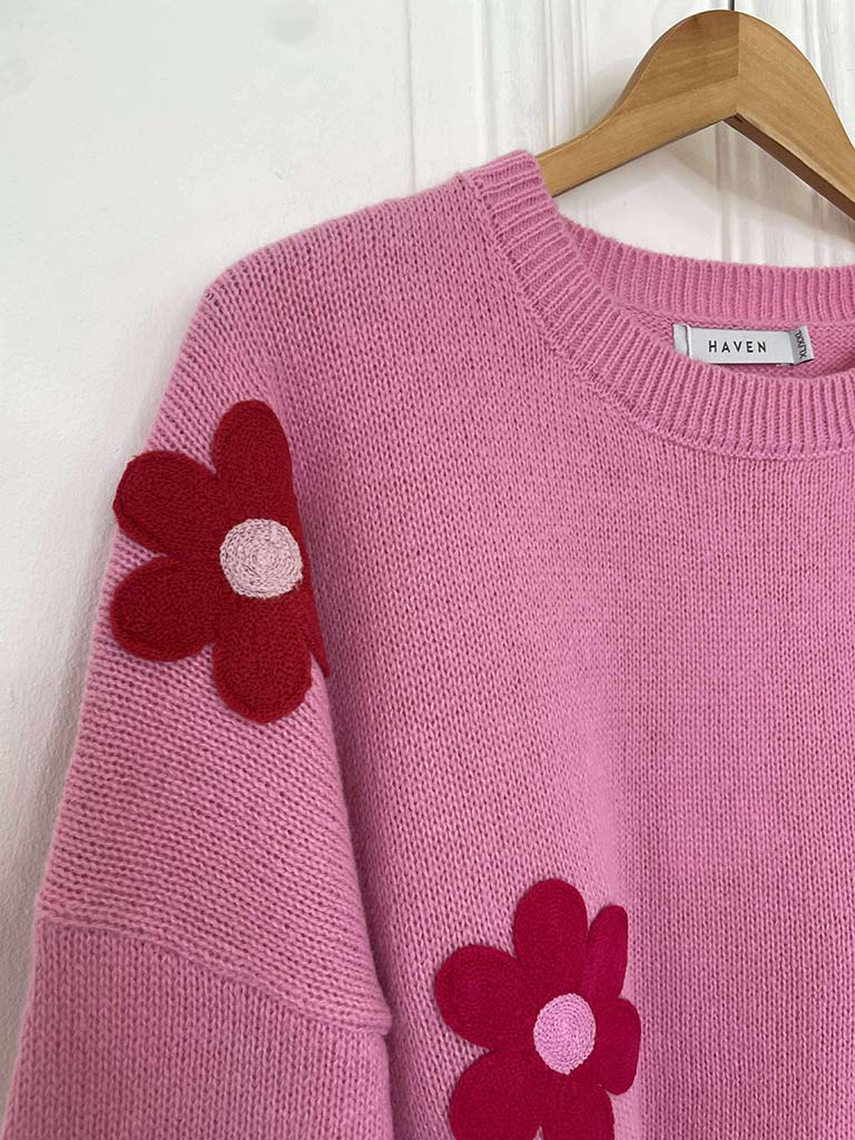 Haven Delphi Jumper - Chilli & Pink