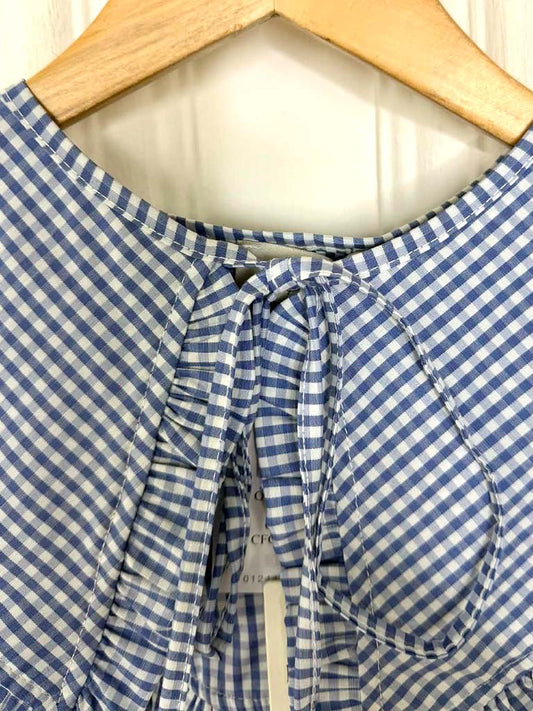 Gingham Collar - Sky Blue