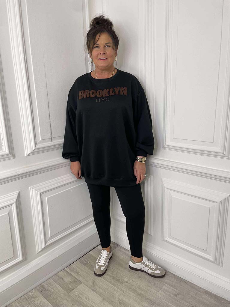 Brooklyn Sweatshirt - Black