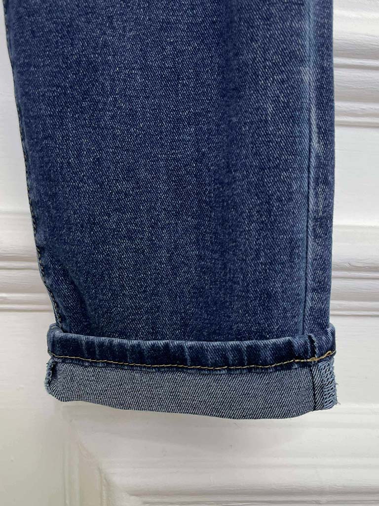 Straight Leg Stretchy Jeans - Classic Blue