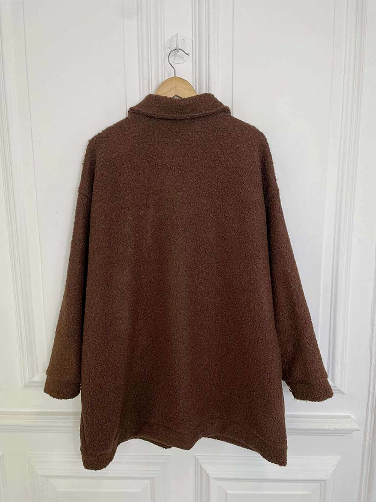 Boucle Boyfriend Jacket - Chestnut