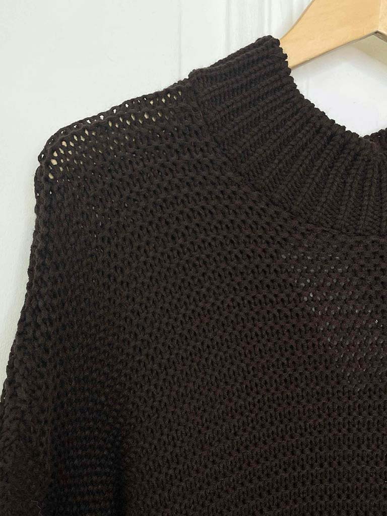 Fisherman Knit - Chocolate