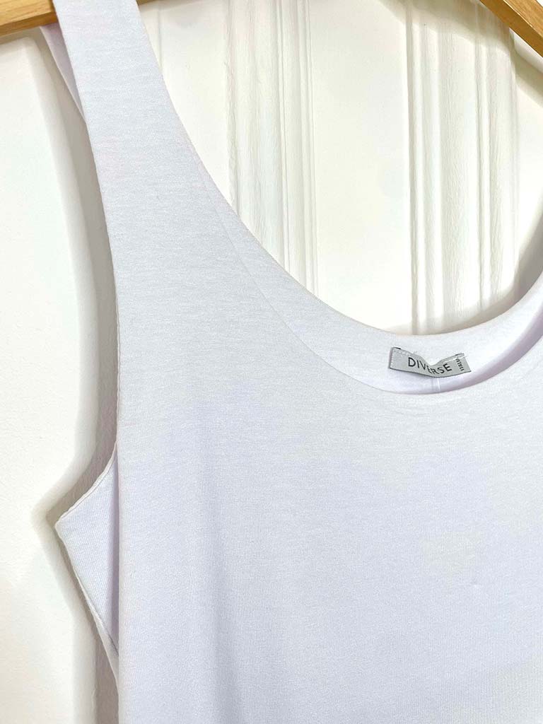Supersoft Jersey Vest - White