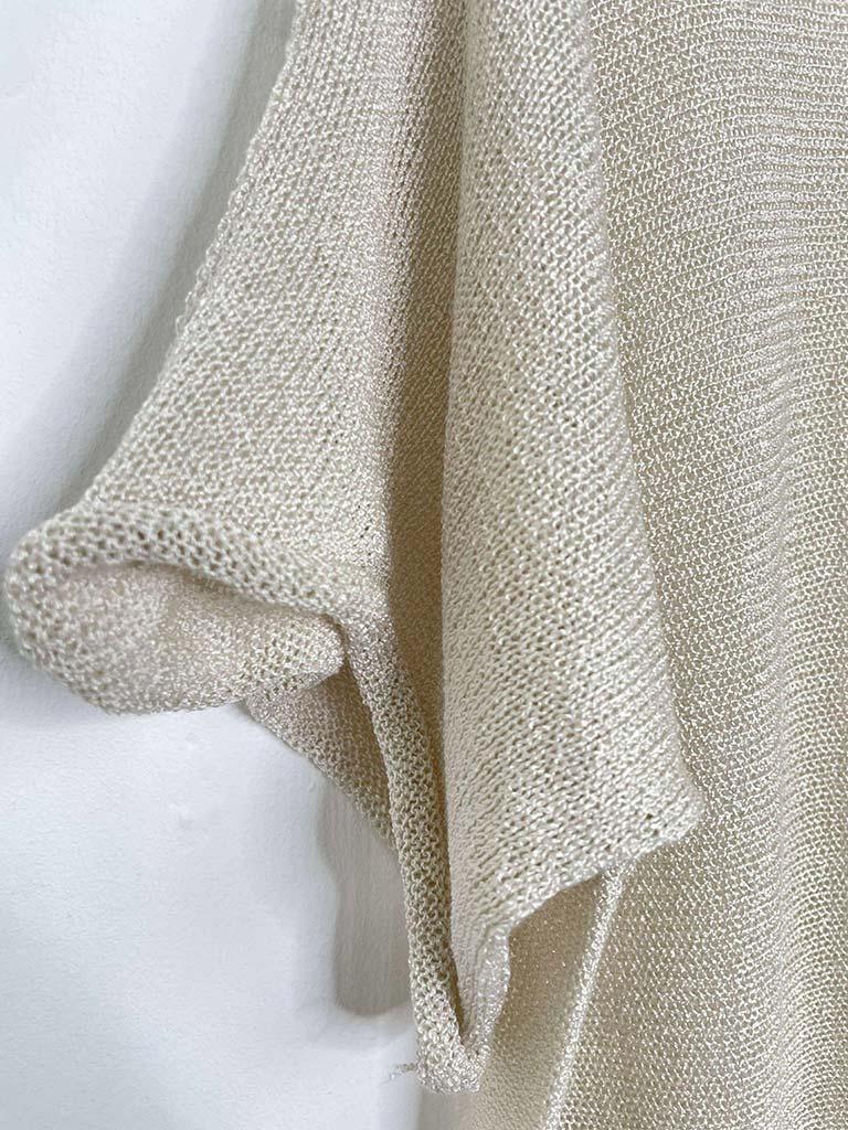Boxy Fine Knit - Stone