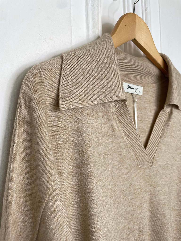 Collared Knit - Oat