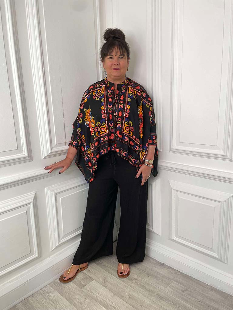 Embellished Floral Shirt