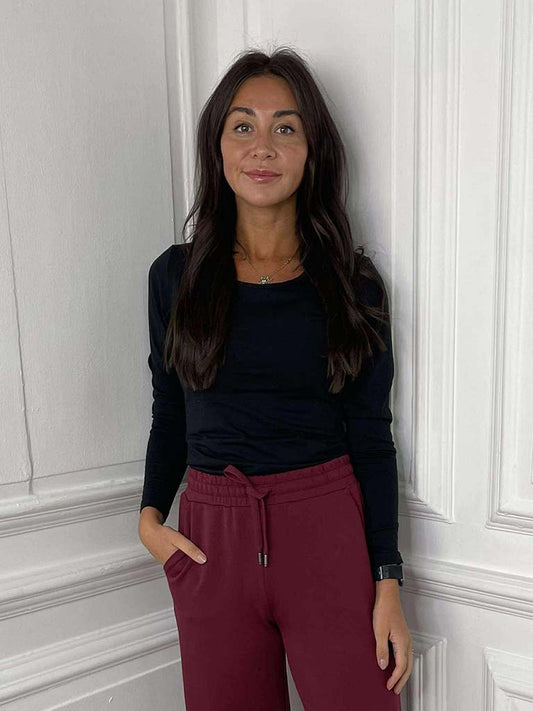 Soya Concept Pylle Long Sleeve Top - Black