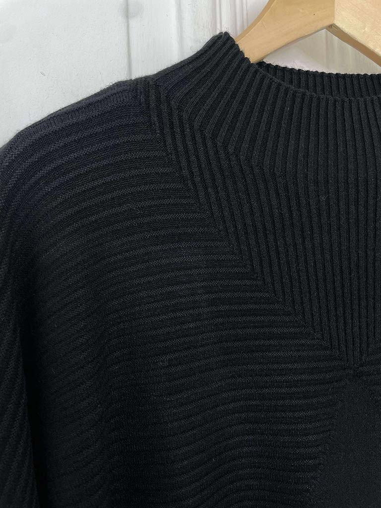 Eb&Ive Palmer Oversize Knit Tunic - Black