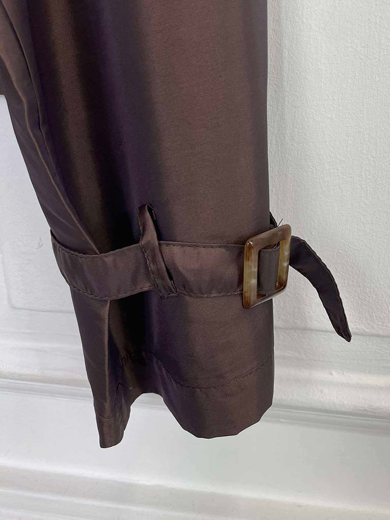 Luxe Iridescent Jacket - Chocolate