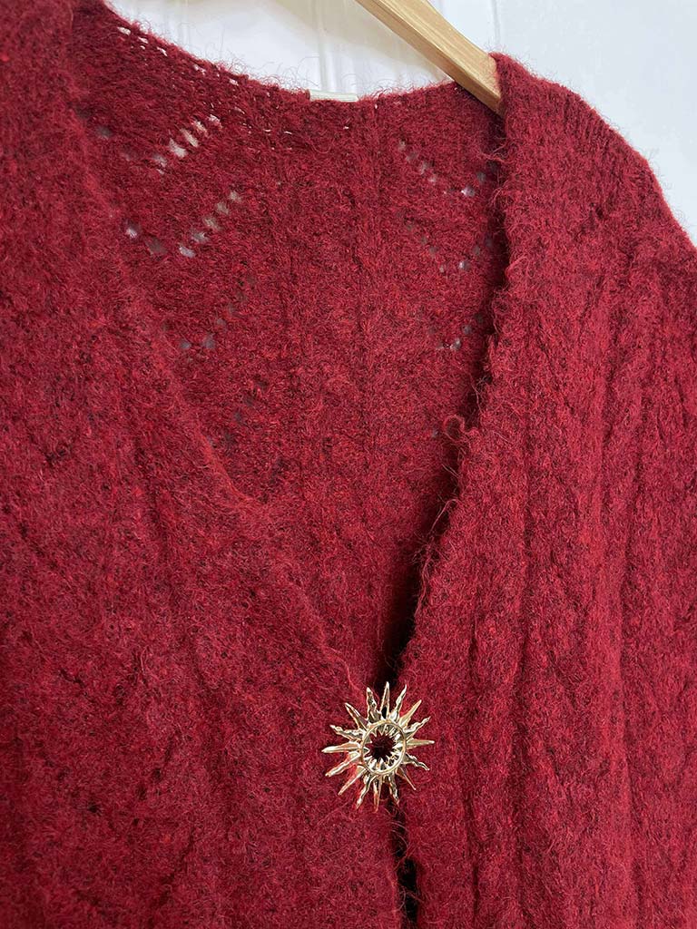 Knitted Tank Waistcoat - Ember