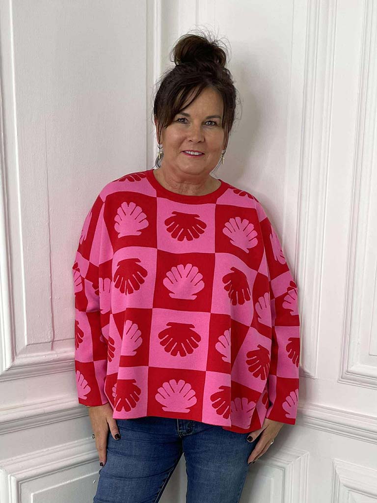 Haven Maui Jumper - Chilli & Pink