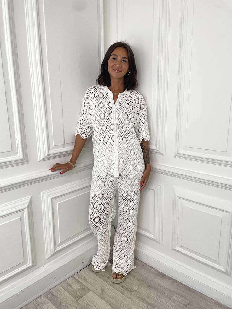 The White Isle Crochet Co-ord