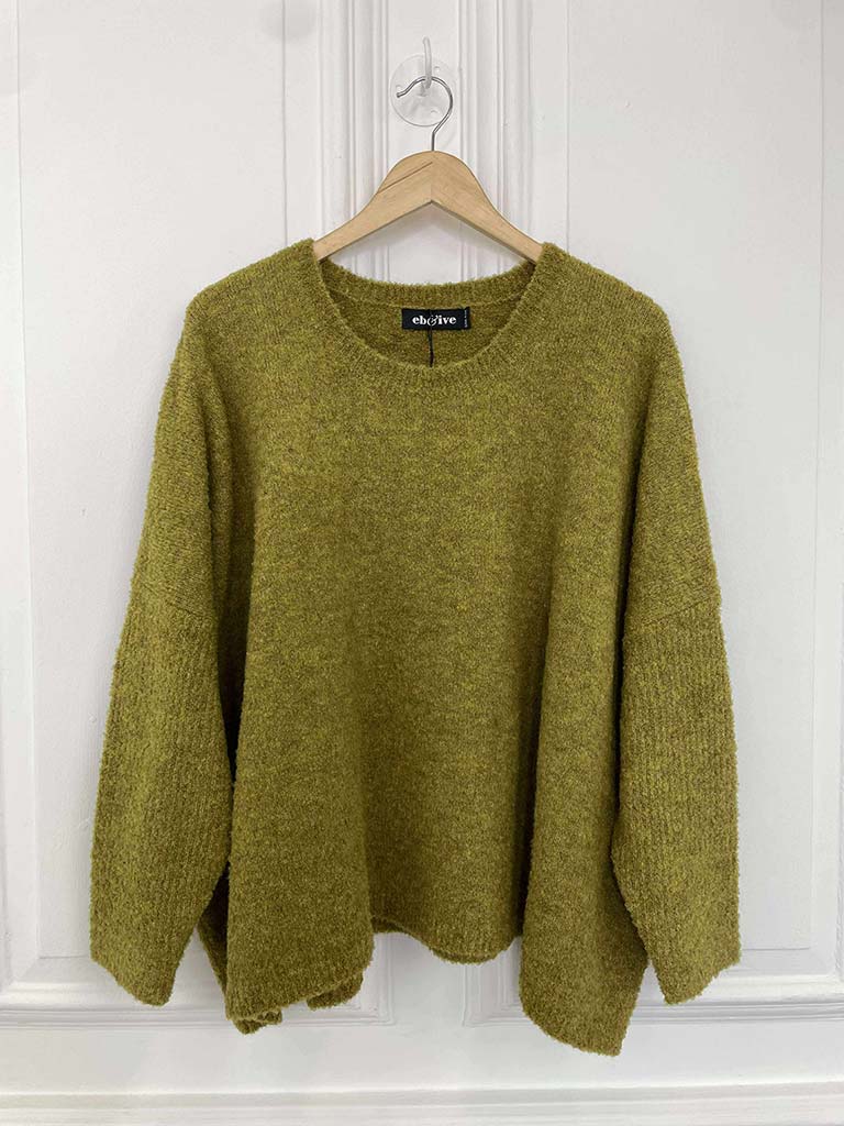 Eb&Ive Folie Relaxed Knit - Chartreuse