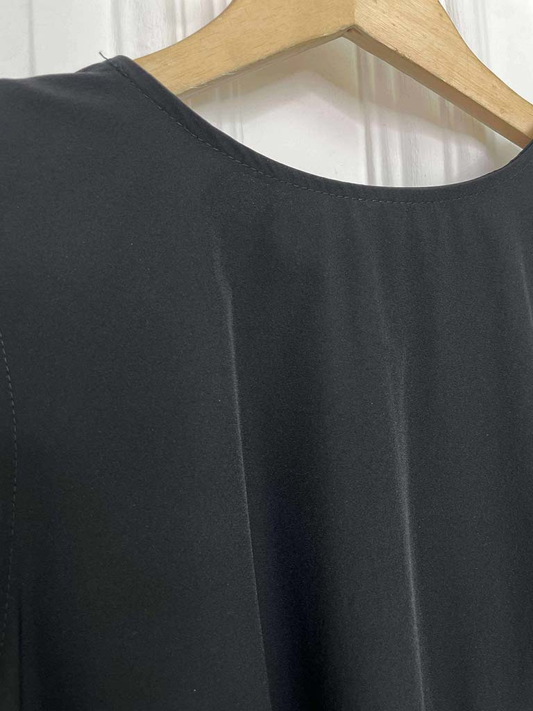 Tie Back Swing Vest - Black