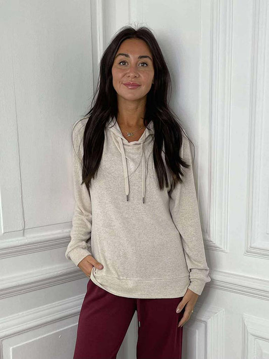 Soya Concept Biara Cosy Hoodie - Stone