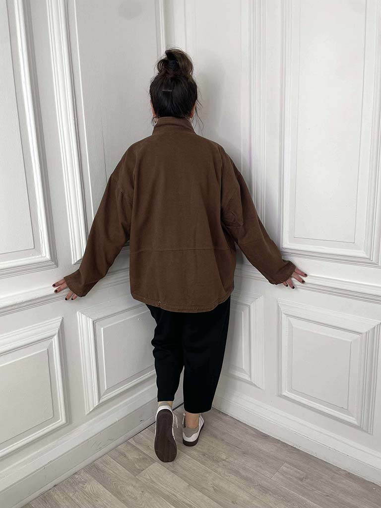Canvas Jacket - Chocolate