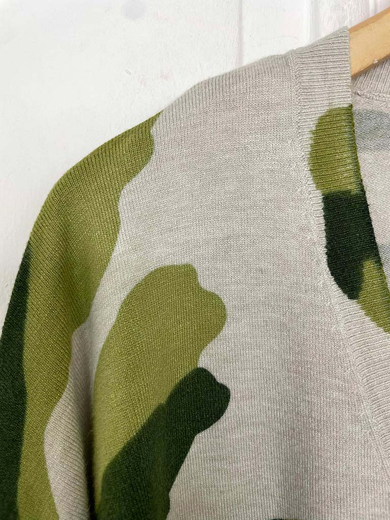 Malissa J Camo Knit - Khaki