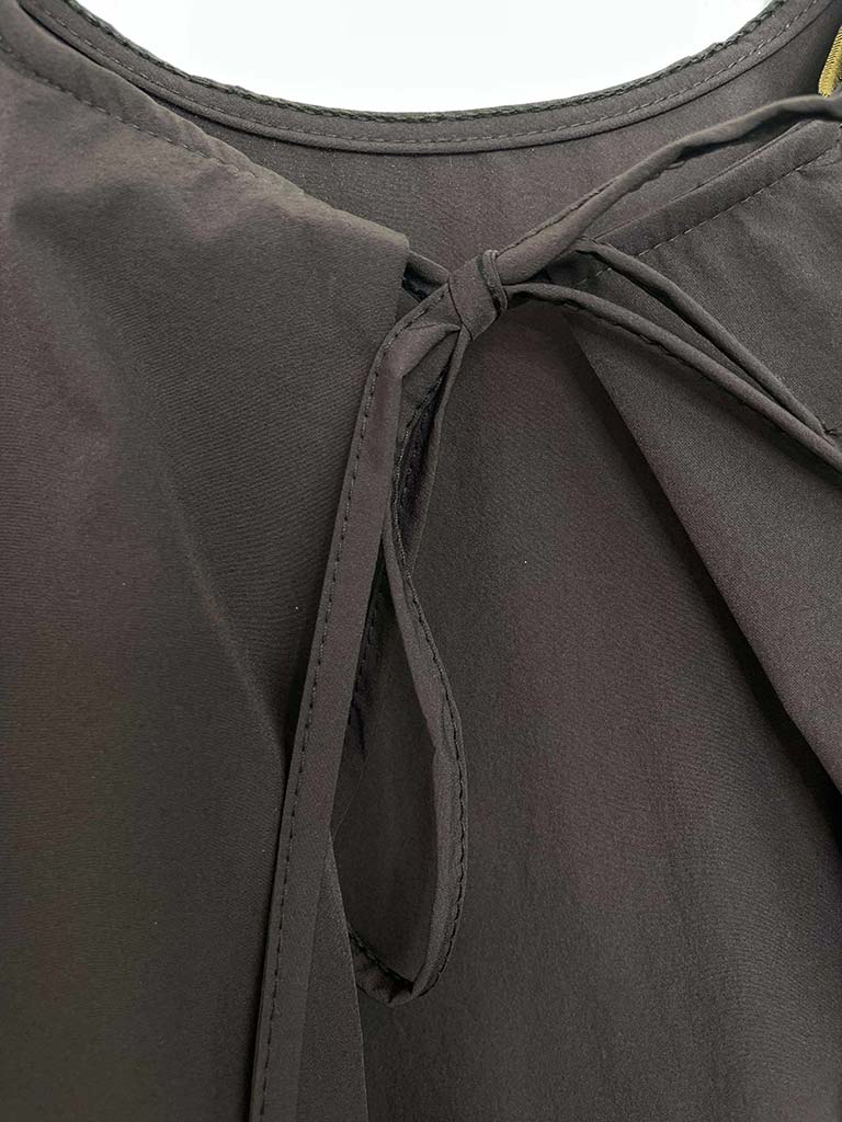Tie Back Swing Vest - Black