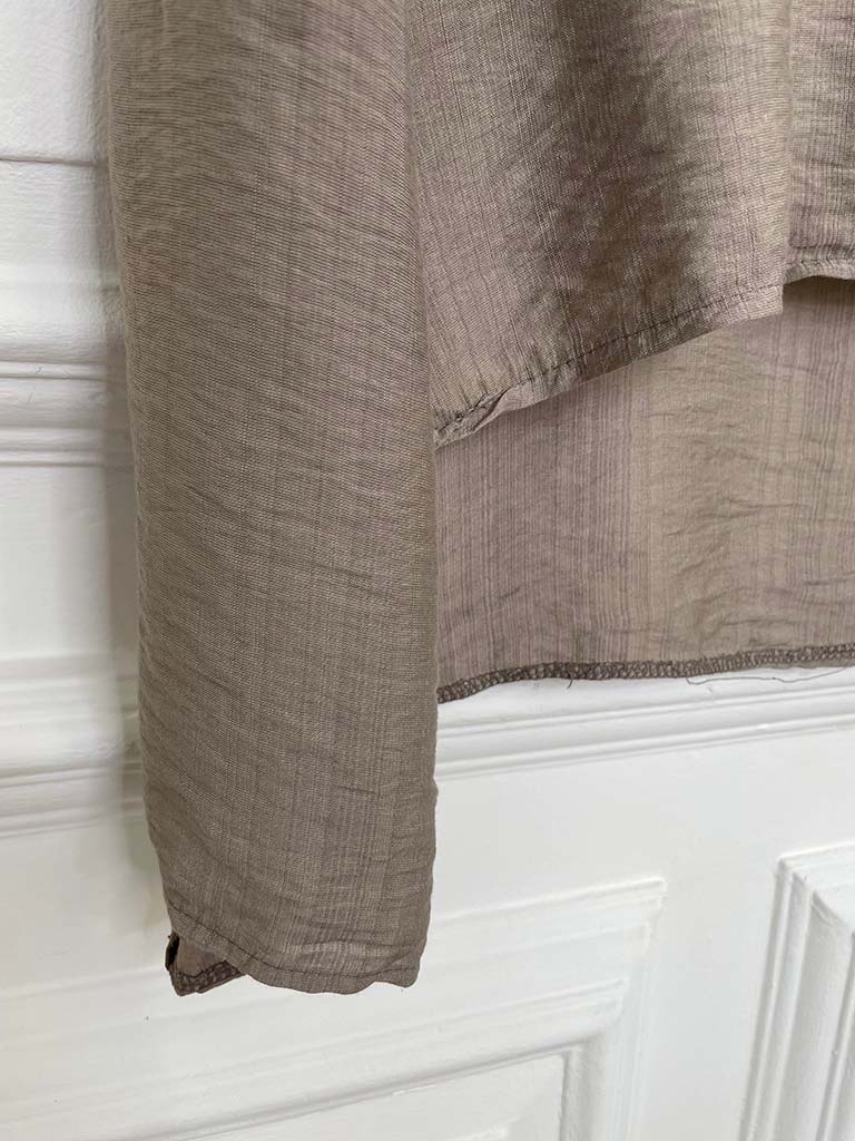 Dipped Swing Tunic - Mocha