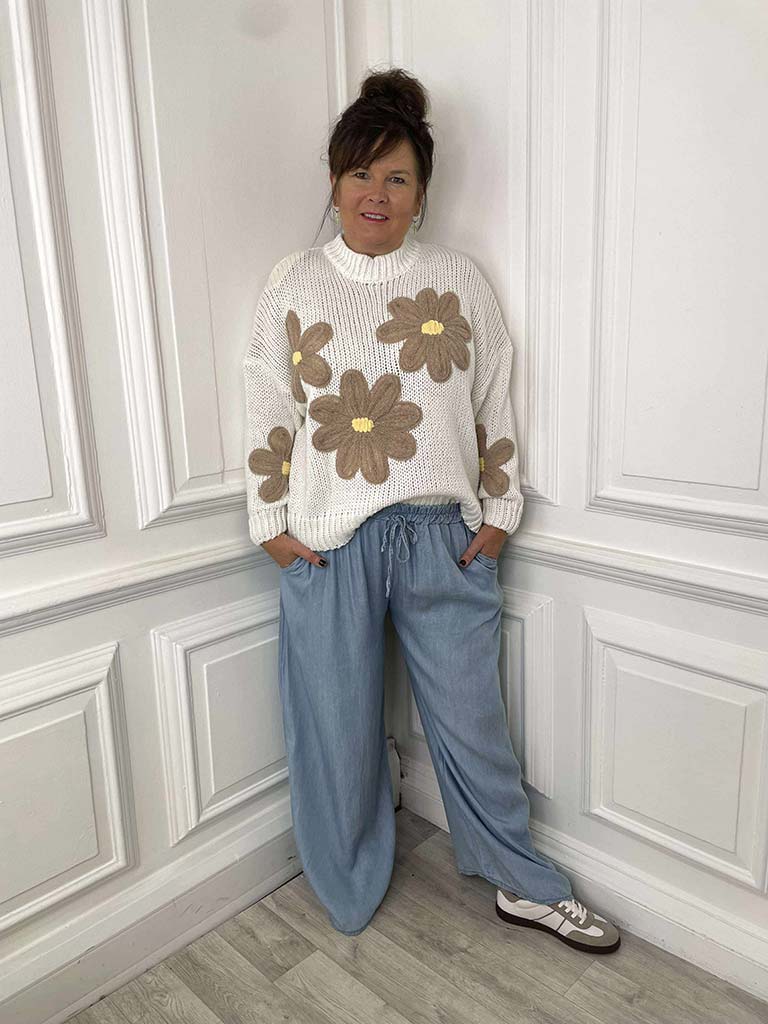 Daisy Knit - Ecru