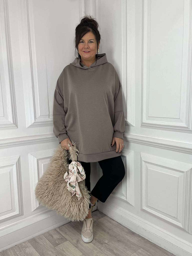 Shaggy Boho Bag - Stone