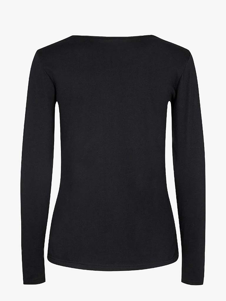 Soya Concept Pylle Long Sleeve Top - Black