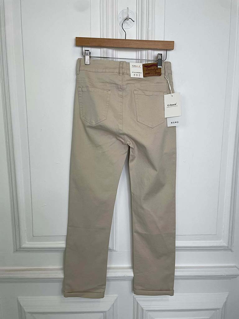 G-Smack Straight Leg Jeans - Stone